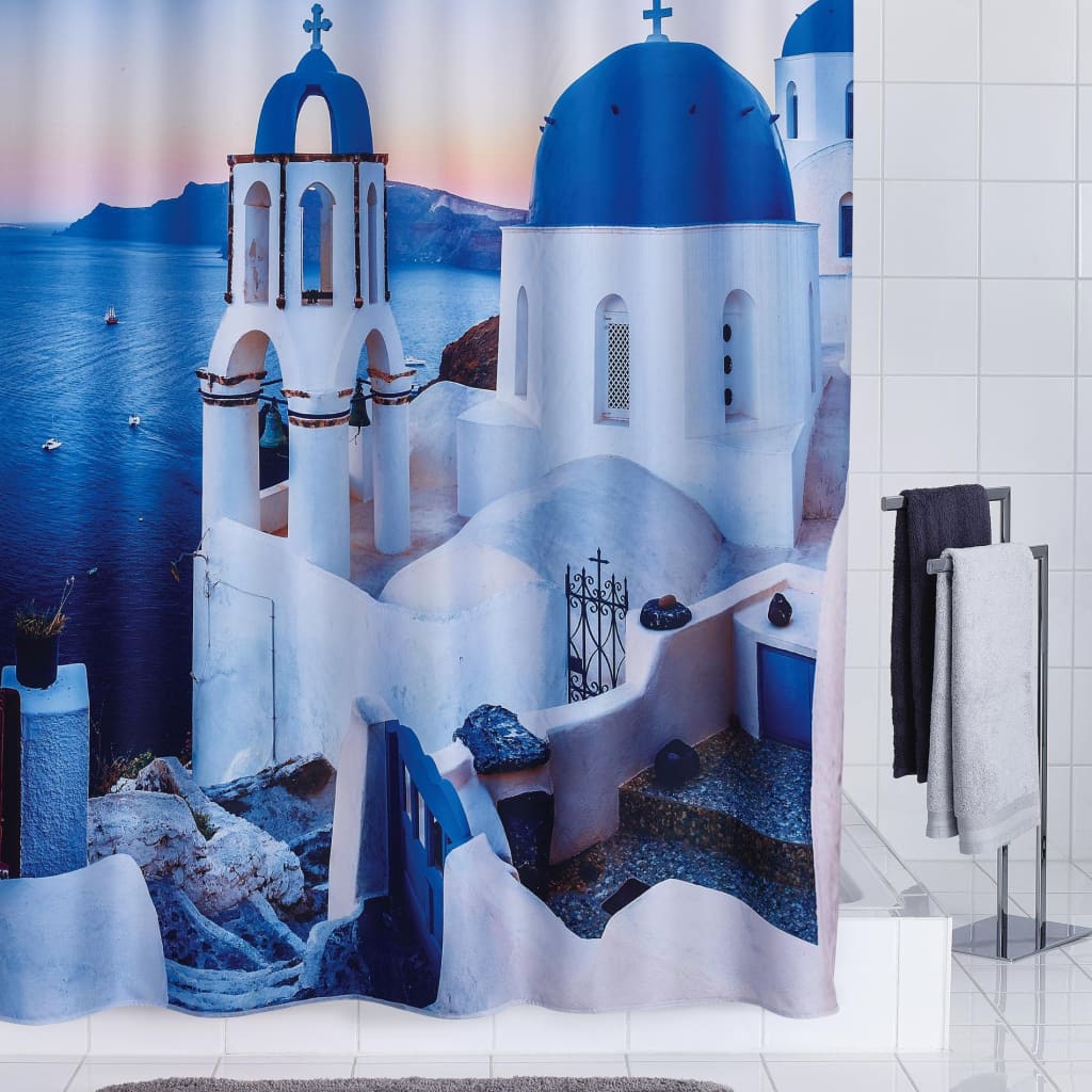 RIDDER Shower Curtain Santorini 180x200 cm