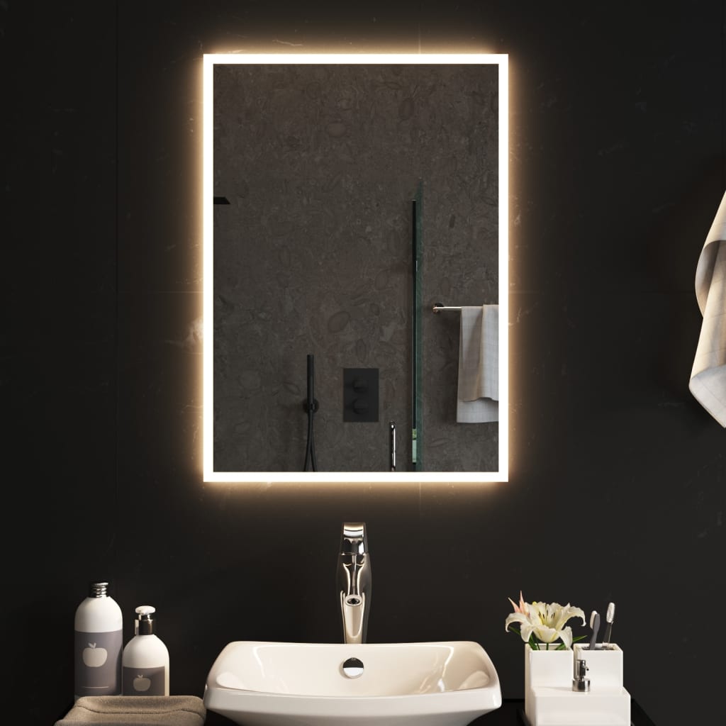 vidaXL LED Bathroom Mirror 50x70 cm