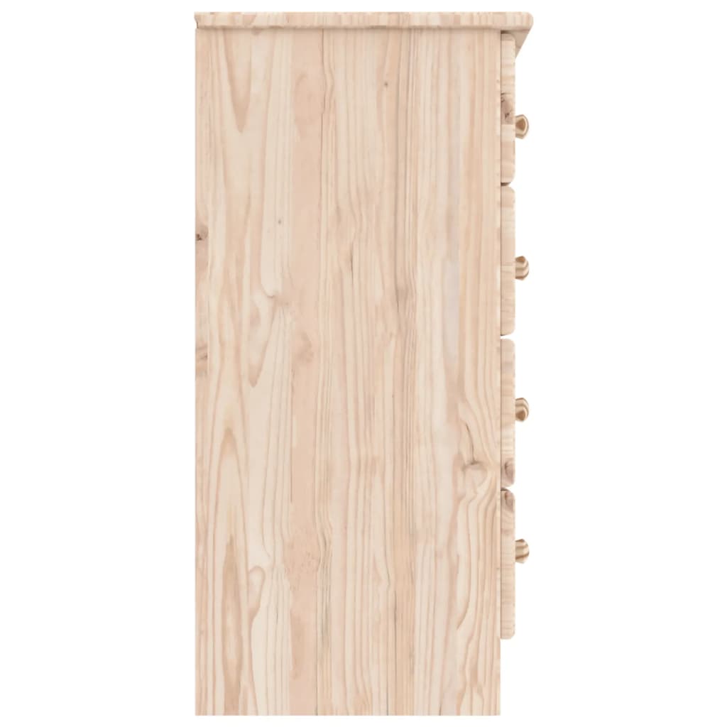 vidaXL Chest of Drawers ALTA 77x35x73 cm Solid Wood Pine