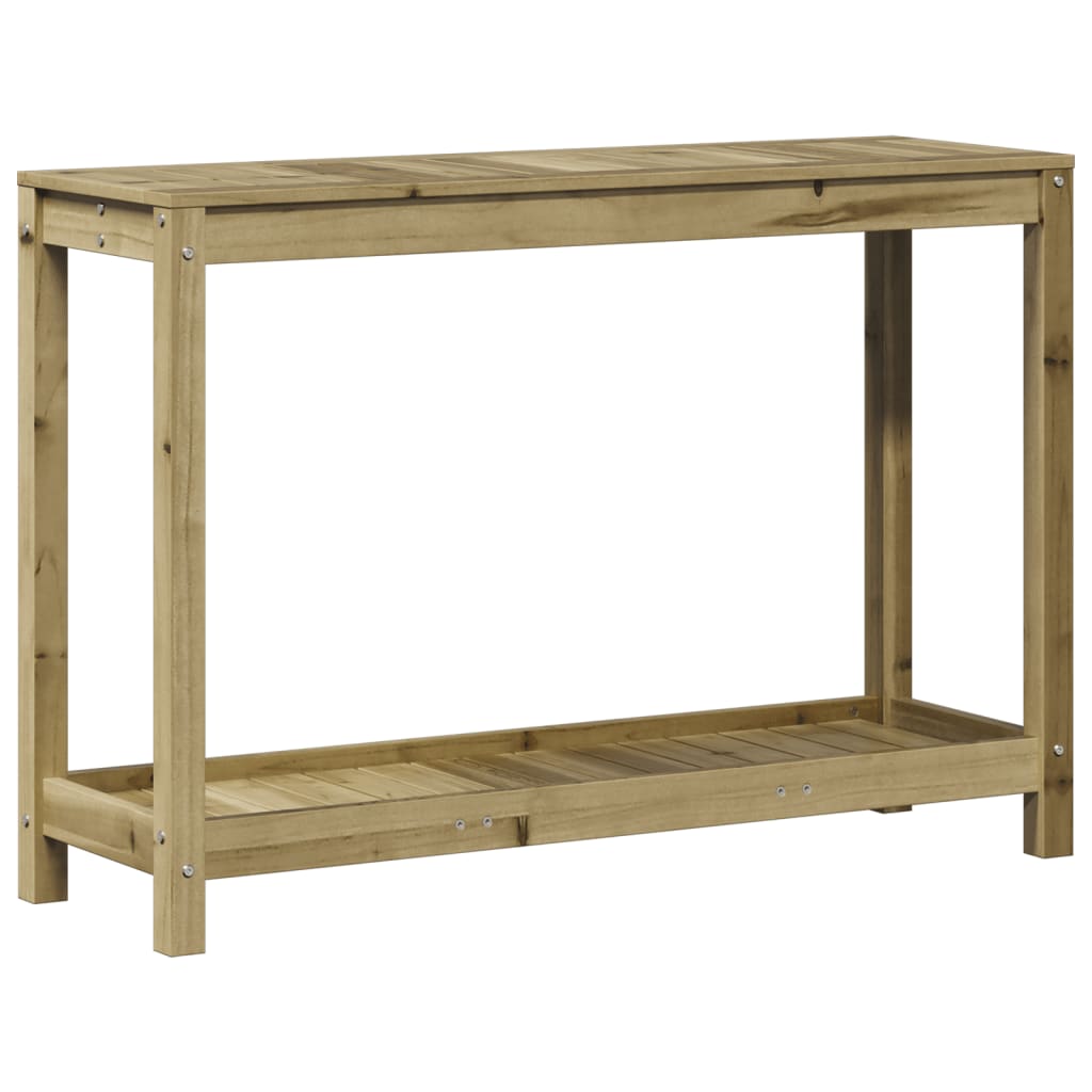 vidaXL Potting Table with Shelf 108x35x75 cm Impregnated Wood Pine