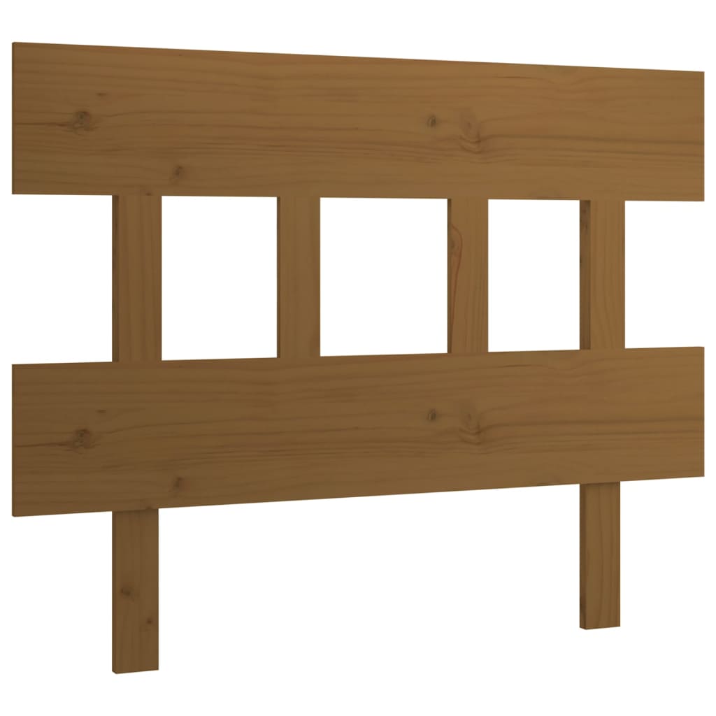 vidaXL Bed Headboard Honey Brown 103.5x3x81 cm Solid Wood Pine