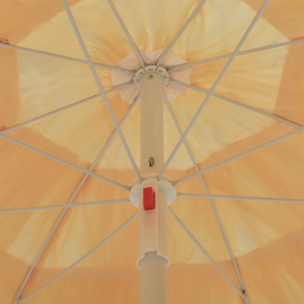 vidaXL Beach Umbrella Natural 180 cm Hawaii Style