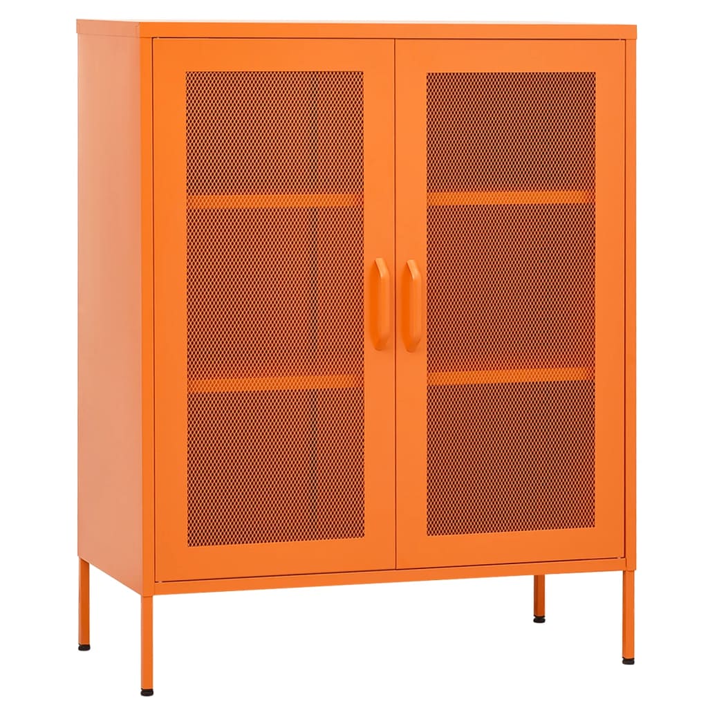 Orange hotsell metal cabinet
