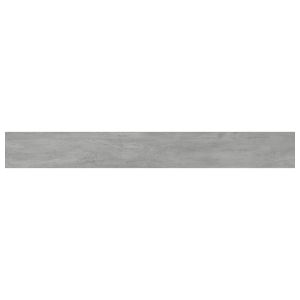 vidaXL Bookshelf Boards 8 pcs Concrete Grey 80x10x1.5 cm Engineered Wood