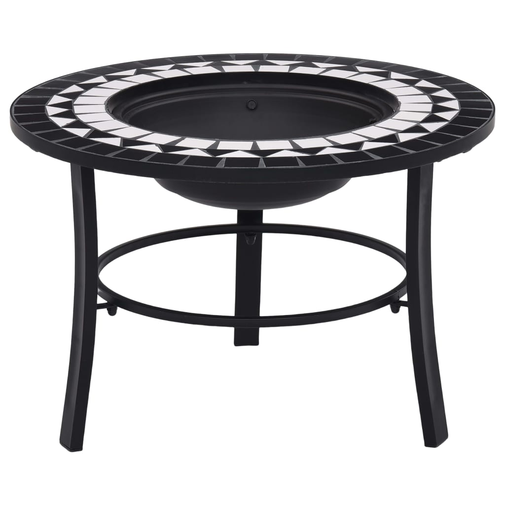 Round mosaic hot sale fire pit