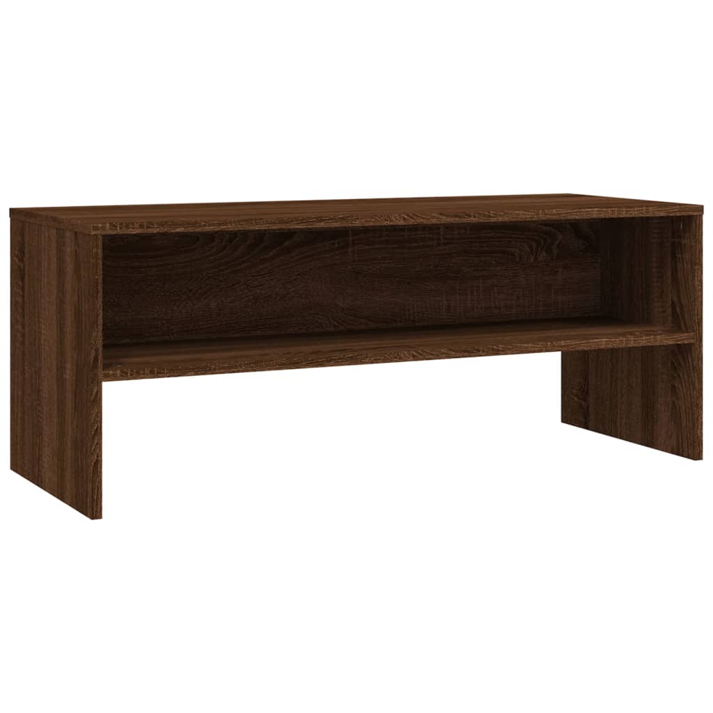 vidaXL TV Cabinet Brown Oak 100x40x40 cm Engineered Wood