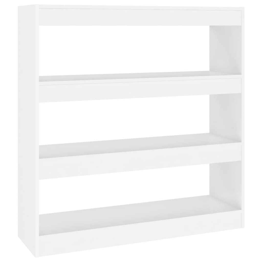 vidaXL Book Cabinet/Room Divider White 100x30x103 cm