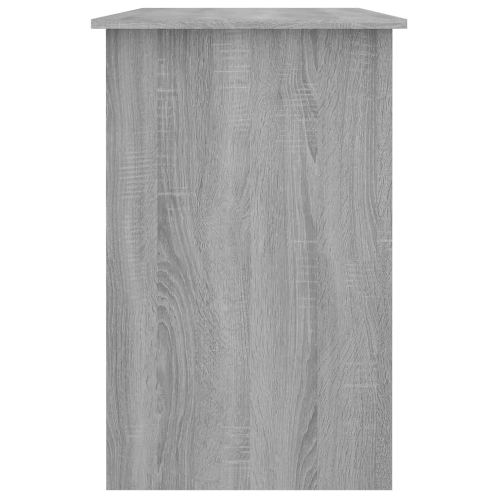 vidaXL Desk Grey Sonoma 100x50x76 cm Engineered Wood