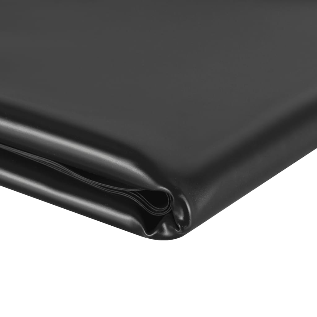 vidaXL Pond Liner Black 2x5 m PVC 0.5 mm
