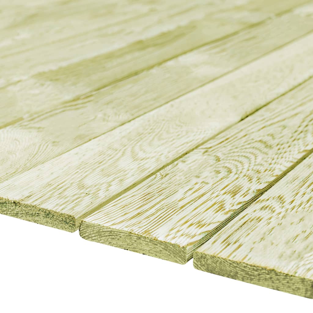 vidaXL Decking Boards 24 pcs 2.88 m² 1m Impregnated Solid Wood Pine