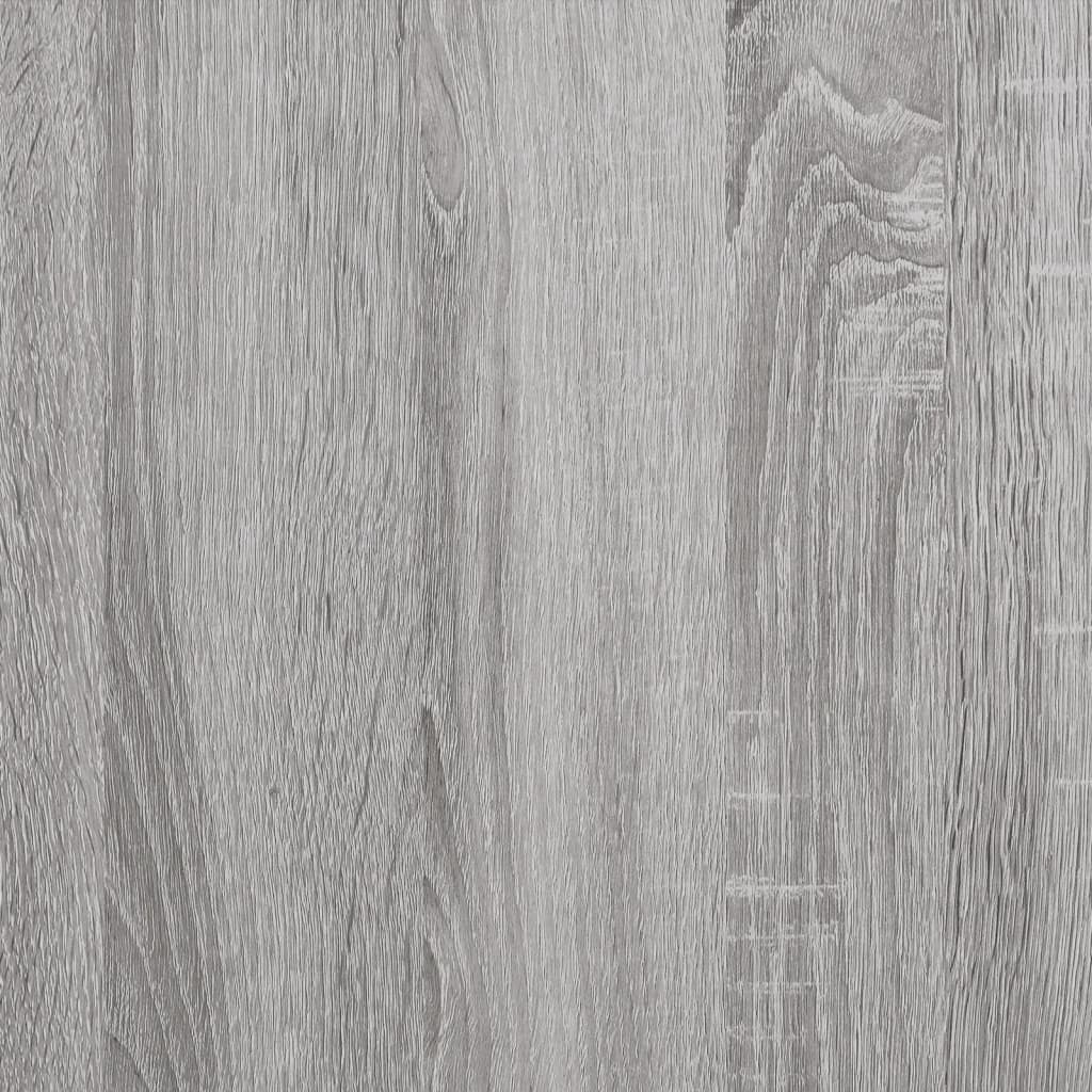 vidaXL Coffee Table Grey Sonoma 107x107x40 cm Engineered Wood