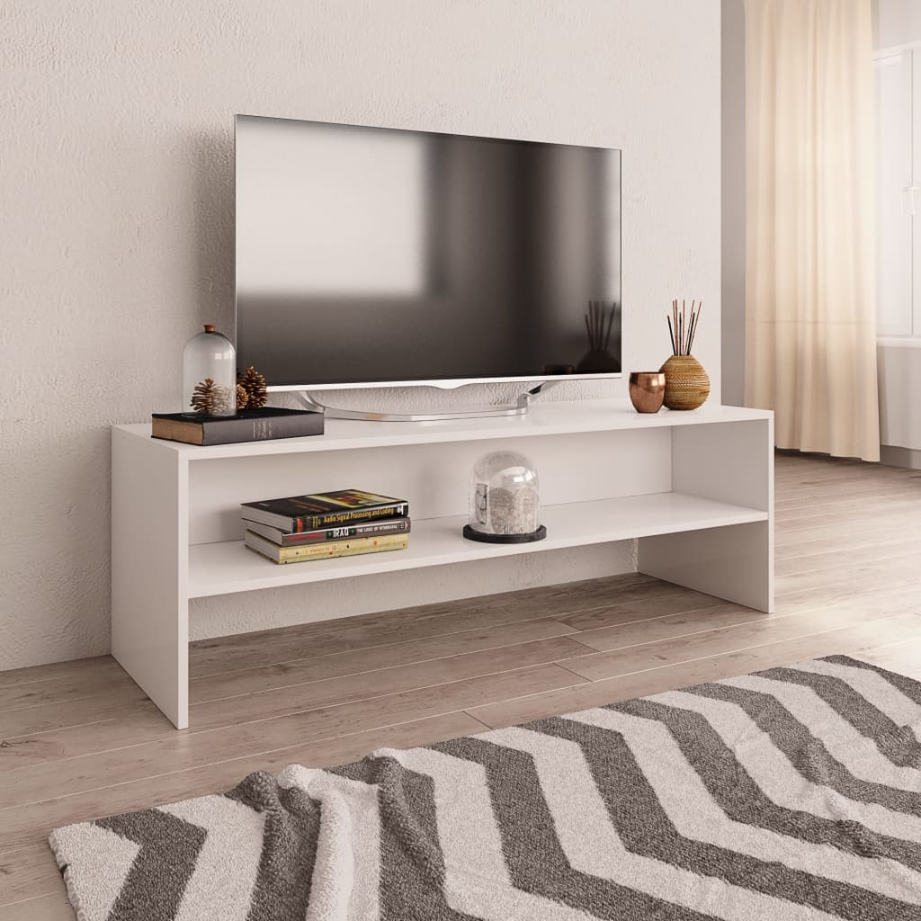 vidaXL TV Cabinet White 120x40x40 cm Engineered Wood