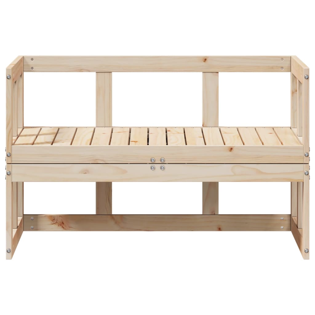 vidaXL Garden Sofa Bench Extendable Solid Wood Pine