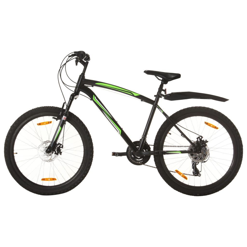 vidaXL Mountain Bike 21 Speed 26 inch Wheel 46 cm Black