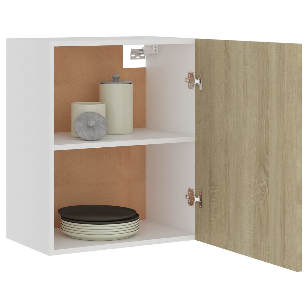 vidaXL Hanging Cabinet Sonoma Oak 50x31x60 cm Engineered Wood