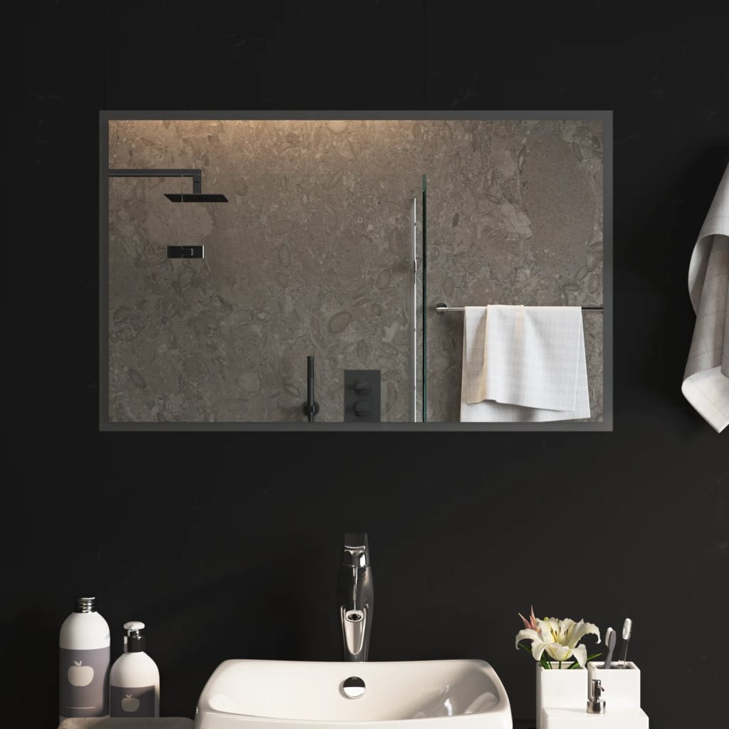 vidaXL LED Bathroom Mirror 80x50 cm