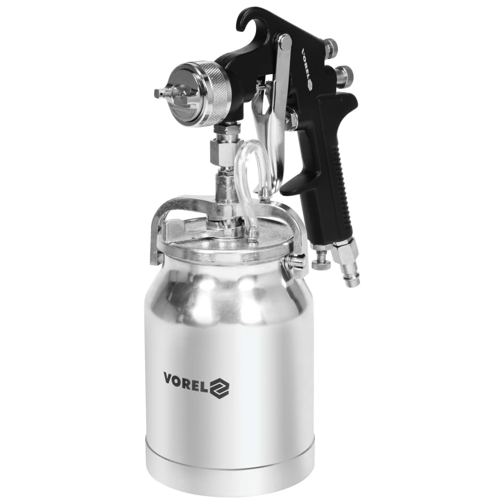 VOREL HVLP Spray Gun with Fluid Cup 1000 ml