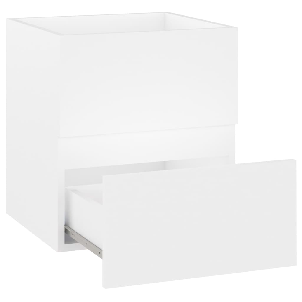 vidaXL Sink Cabinet White 41x38.5x45 cm Engineered Wood