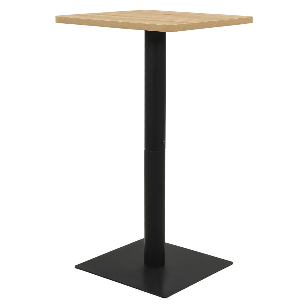 vidaXL Bistro Table Oak Colour 60x60x107 cm