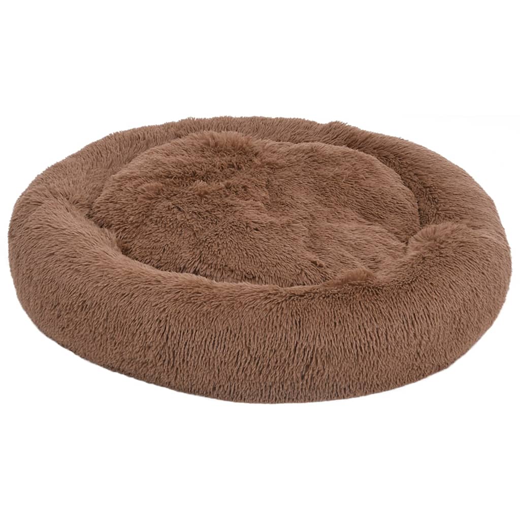 vidaXL Washable Dog & Cat Cushion Brown 90x90x16 cm Plush