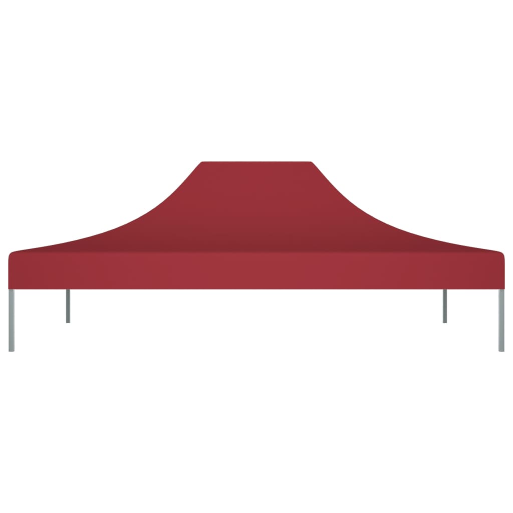 vidaXL Party Tent Roof 4.5x3 m Burgundy 270 g/m²