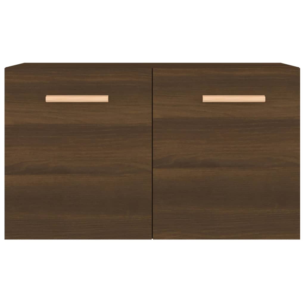 vidaXL Wall Cabinet Brown Oak 60x36.5x35 cm Engineered Wood