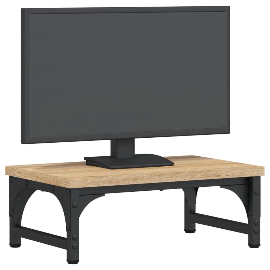 vidaXL Monitor Stand Sonoma Oak 37x23x14 cm Engineered Wood