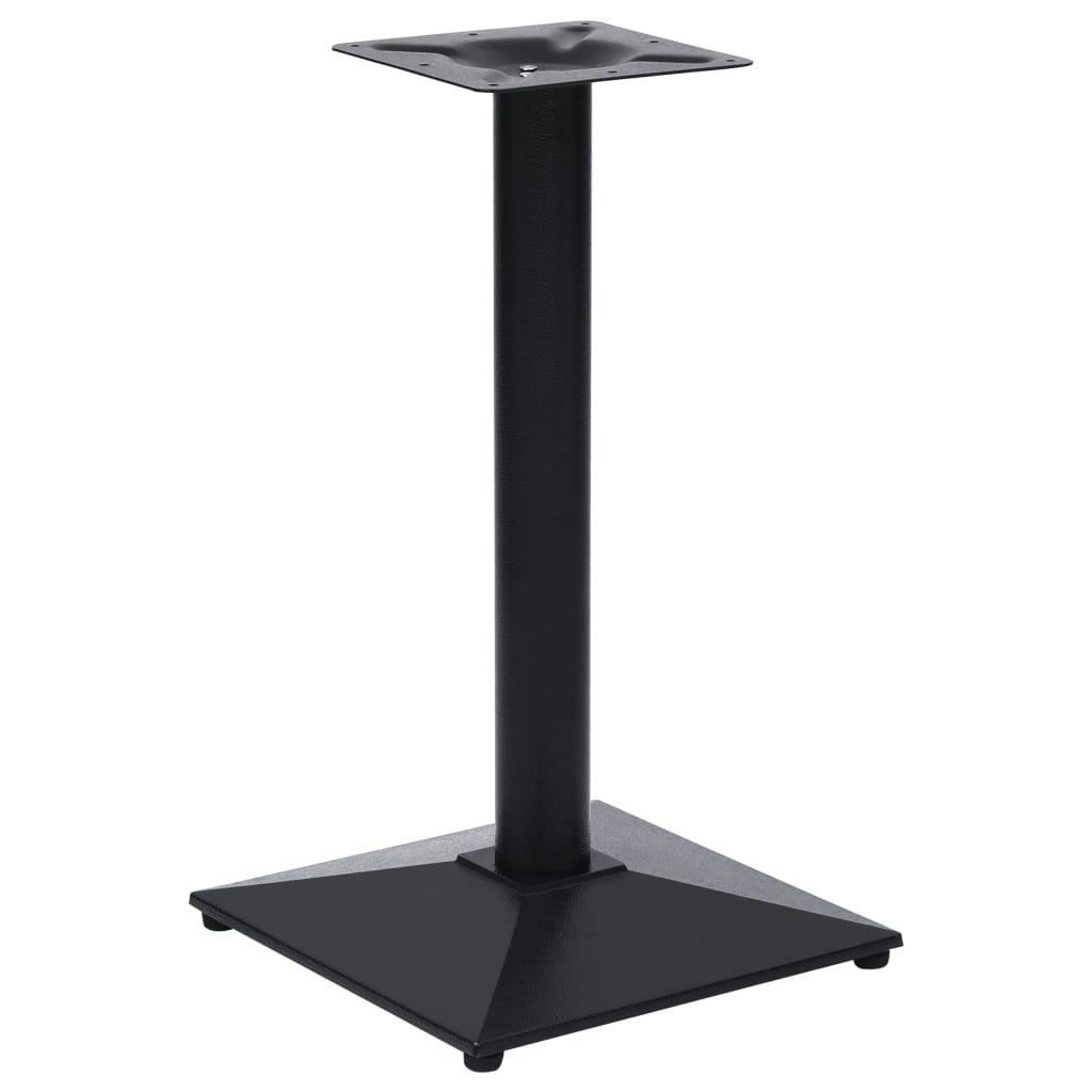 vidaXL Bistro Table Leg Black 41x41x72 cm Cast Iron