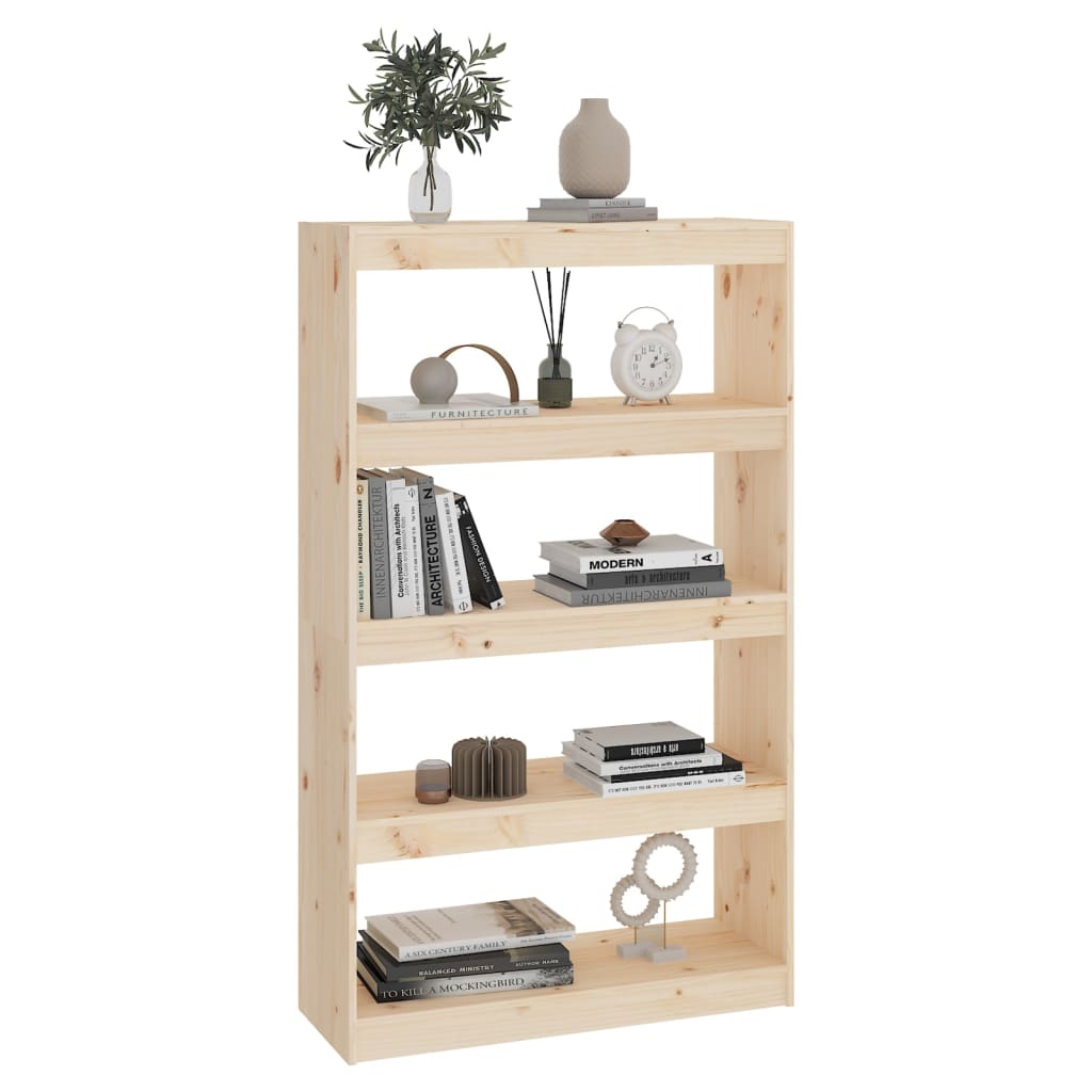 vidaXL Book Cabinet/Room Divider 80x30x135.5 cm Solid Wood Pine