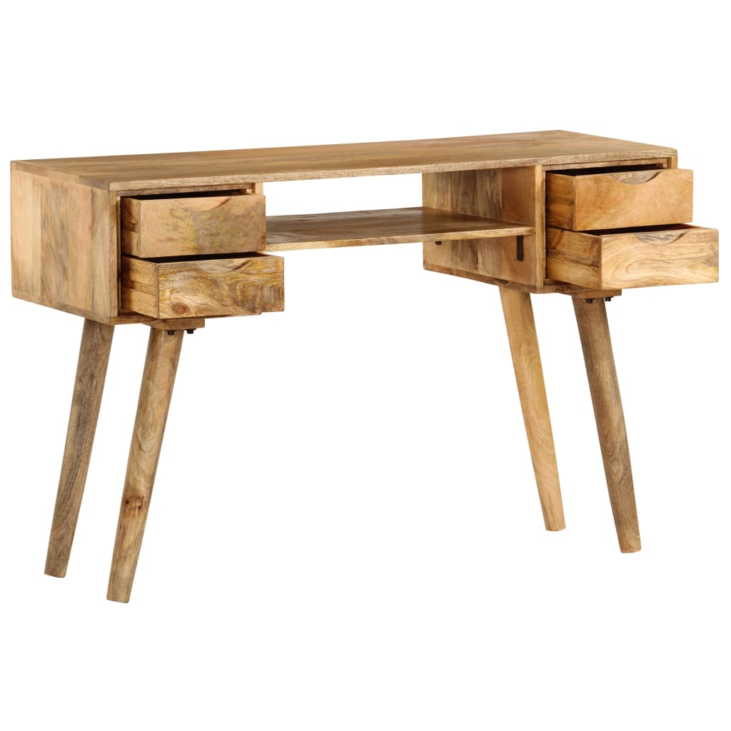 vidaXL Writing Desk Solid Mango Wood 115x47x76 cm