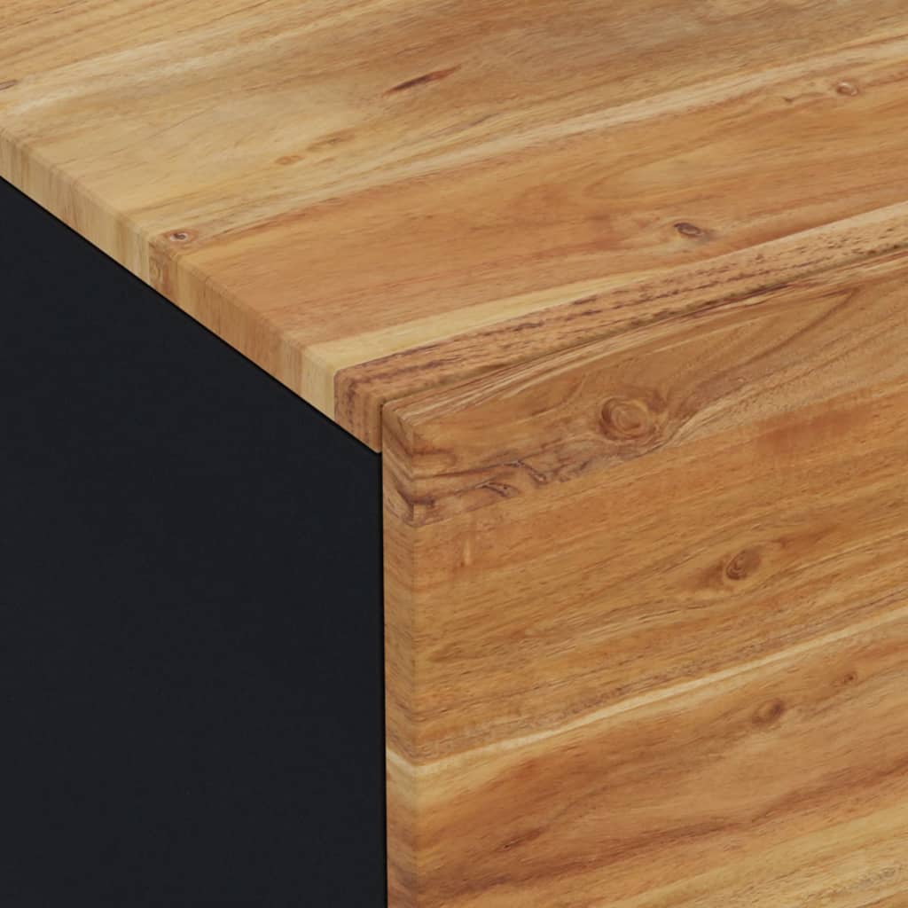 vidaXL TV Cabinet 105x33x46cm Solid Wood Acacia