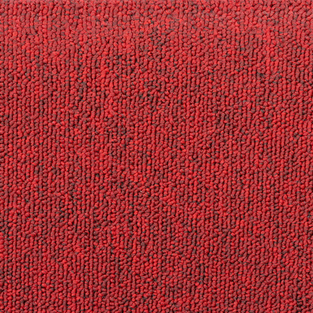 vidaXL Carpet Stair Treads 15 pcs Bordeaux Red 65x24x4 cm