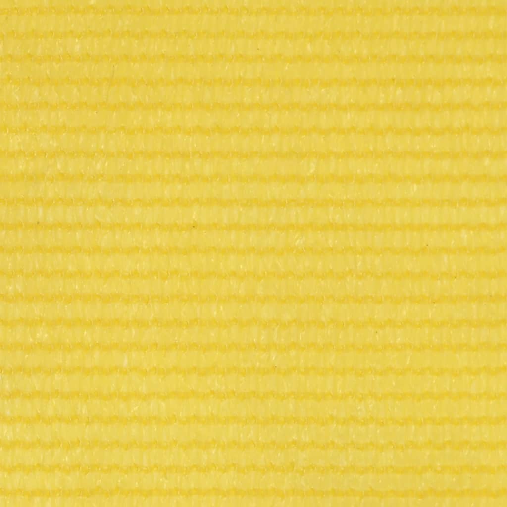 vidaXL Balcony Screen Yellow 120x600 cm HDPE