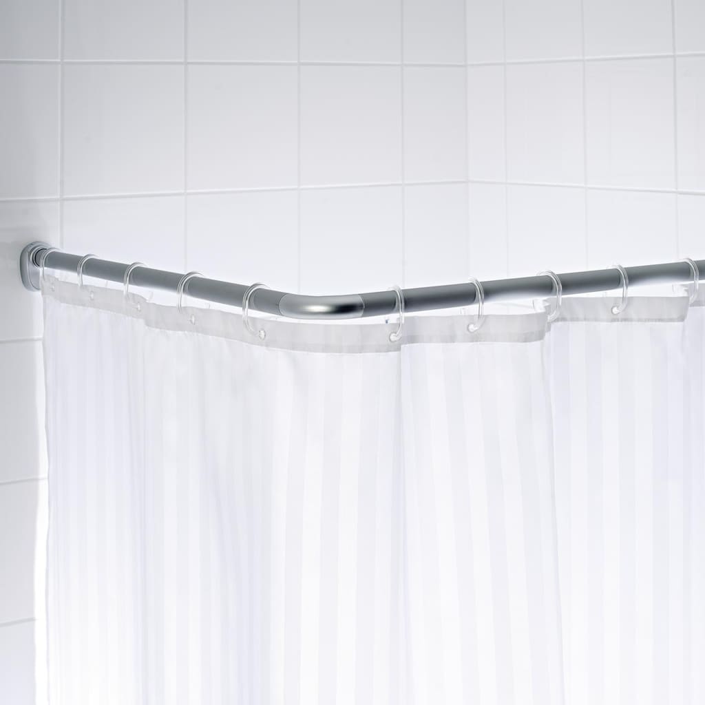 RIDDER Universal Corner Shower Curtain Rod 90x90x2.5 cm