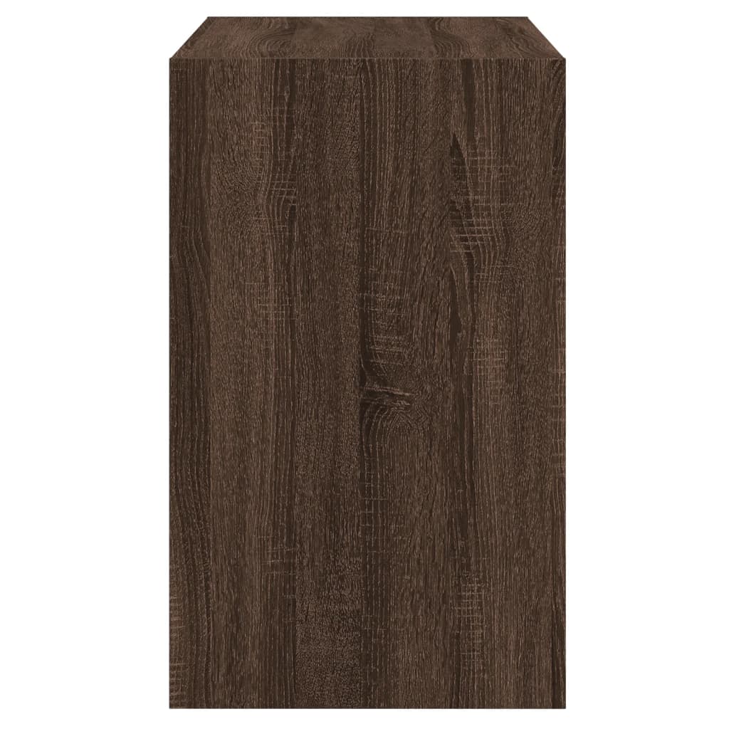 vidaXL Shoe Cabinet Brown Oak 80x42x69 cm Engineered Wood