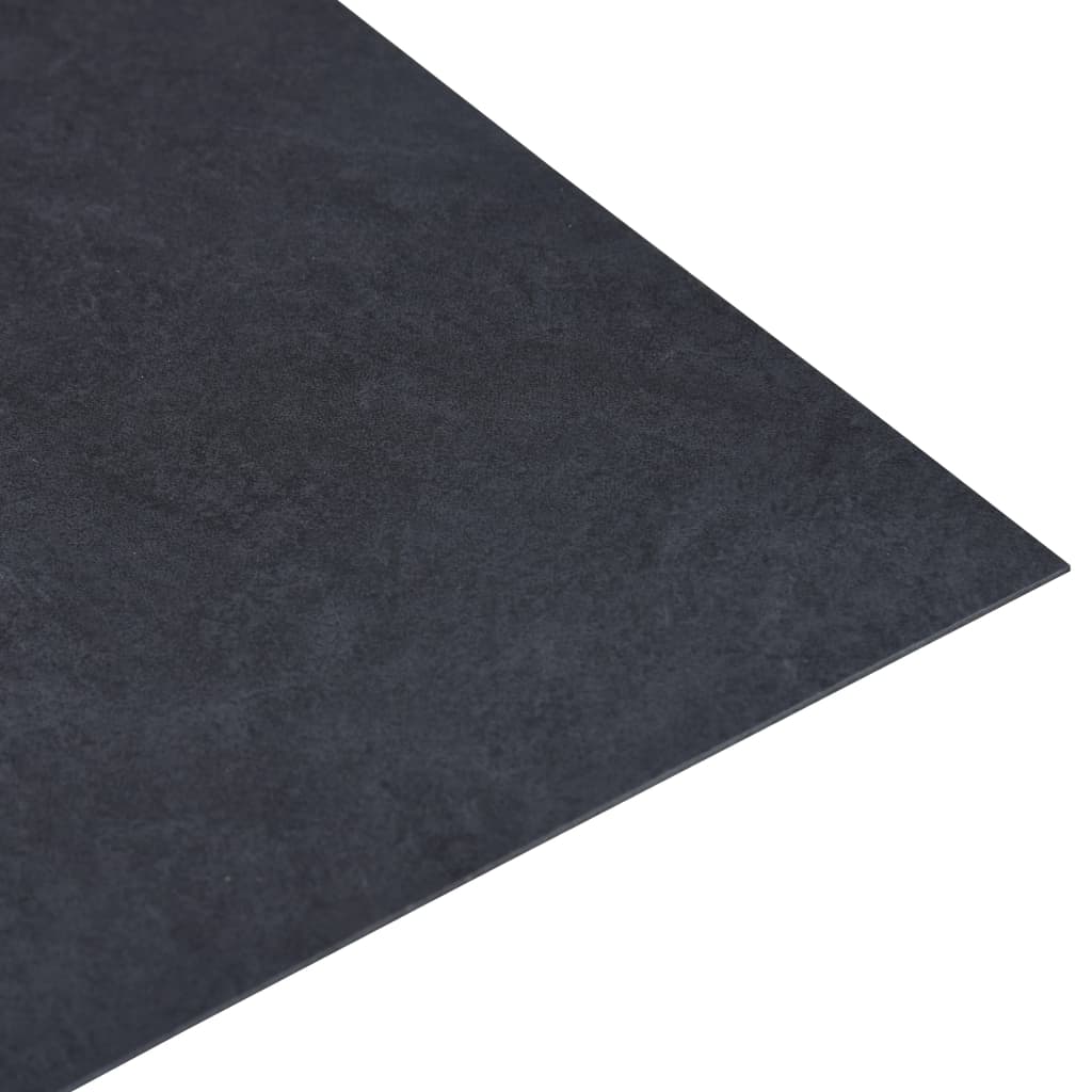 vidaXL Self-adhesive Flooring Planks 20 pcs PVC 1.86 m² Black Marble