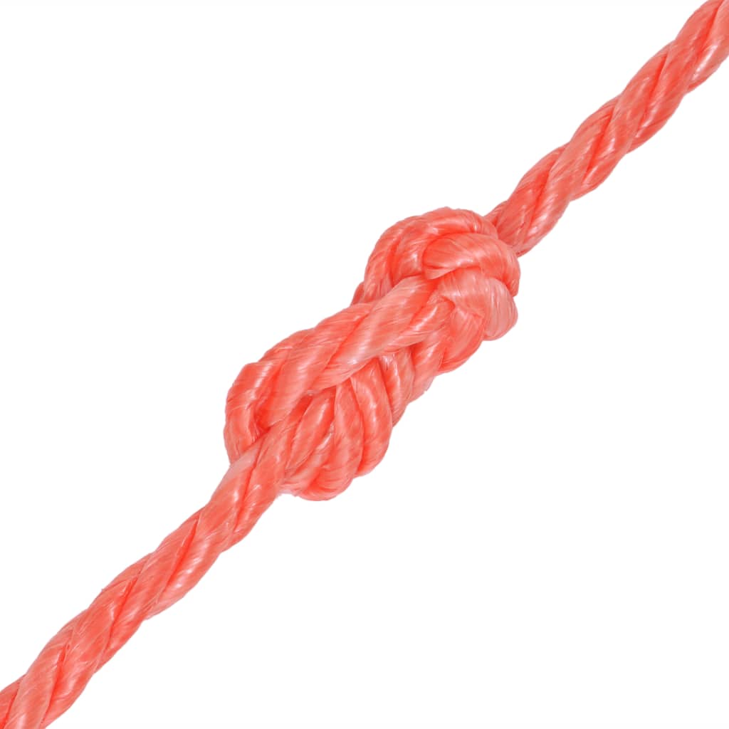 vidaXL Twisted Rope Polypropylene 14 mm 100 m Orange
