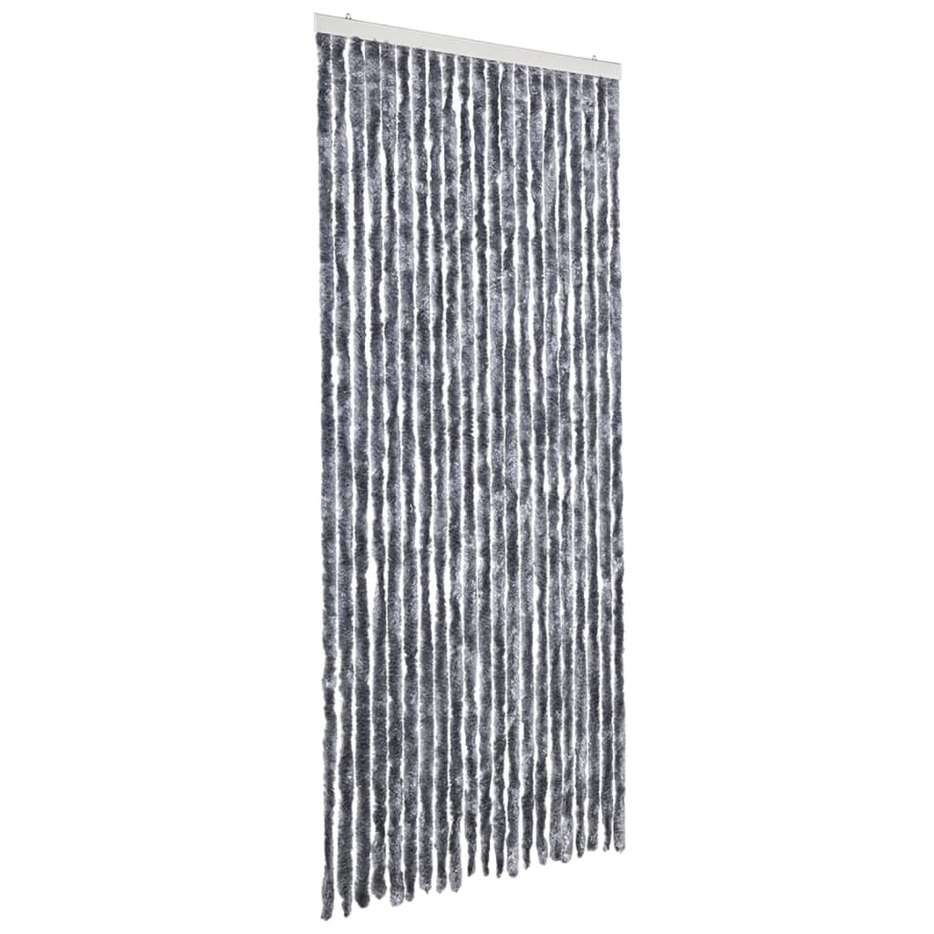 vidaXL Insect Curtain Silver 90x200 cm Chenille