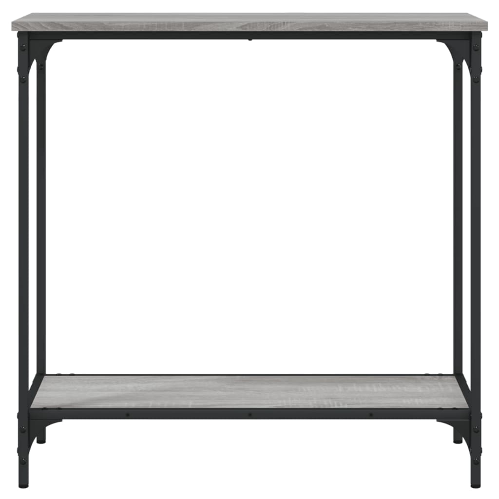 vidaXL Console Table Grey Sonoma 75x30.5x75 cm Engineered Wood