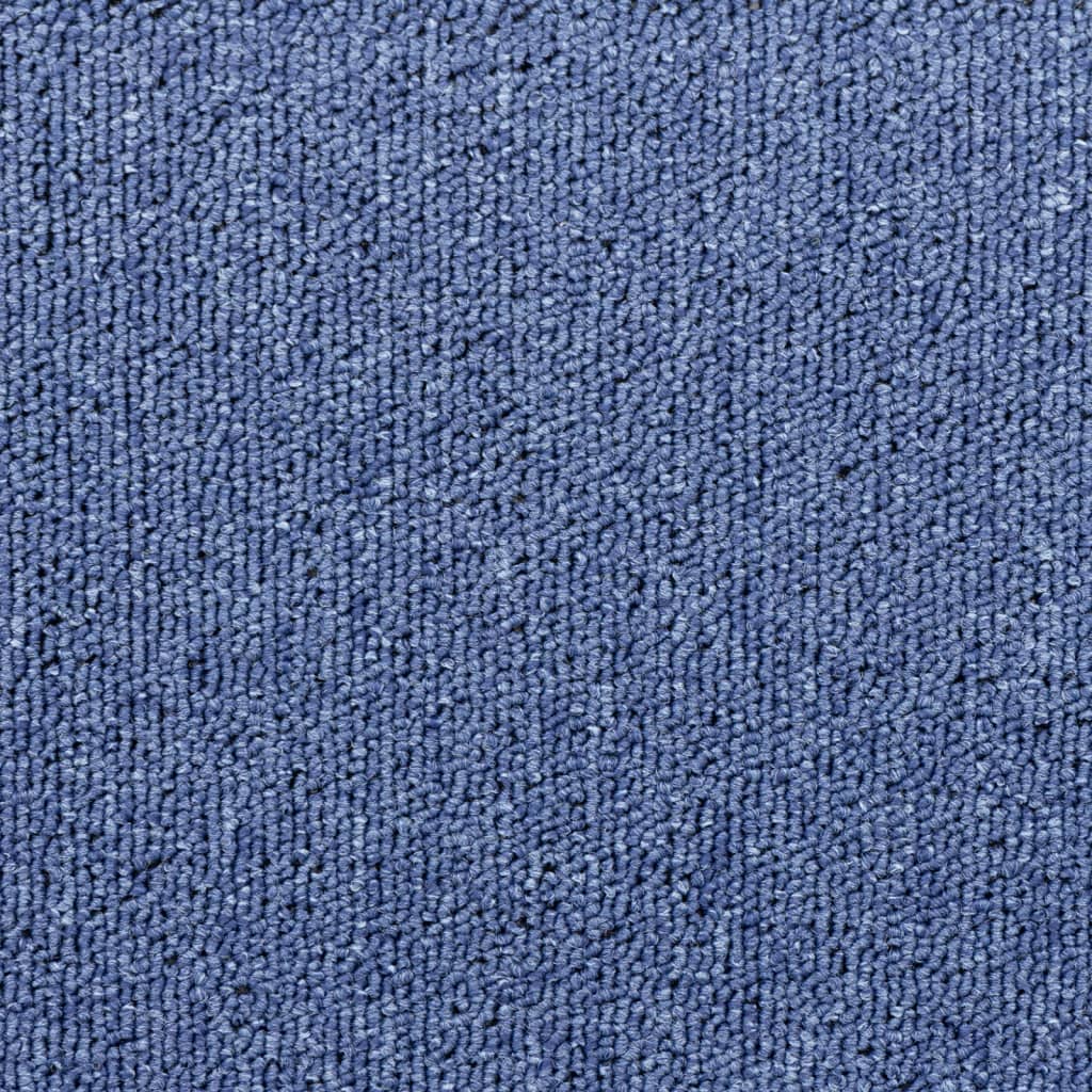 vidaXL Carpet Stair Treads 15 pcs Blue 65x24x4 cm