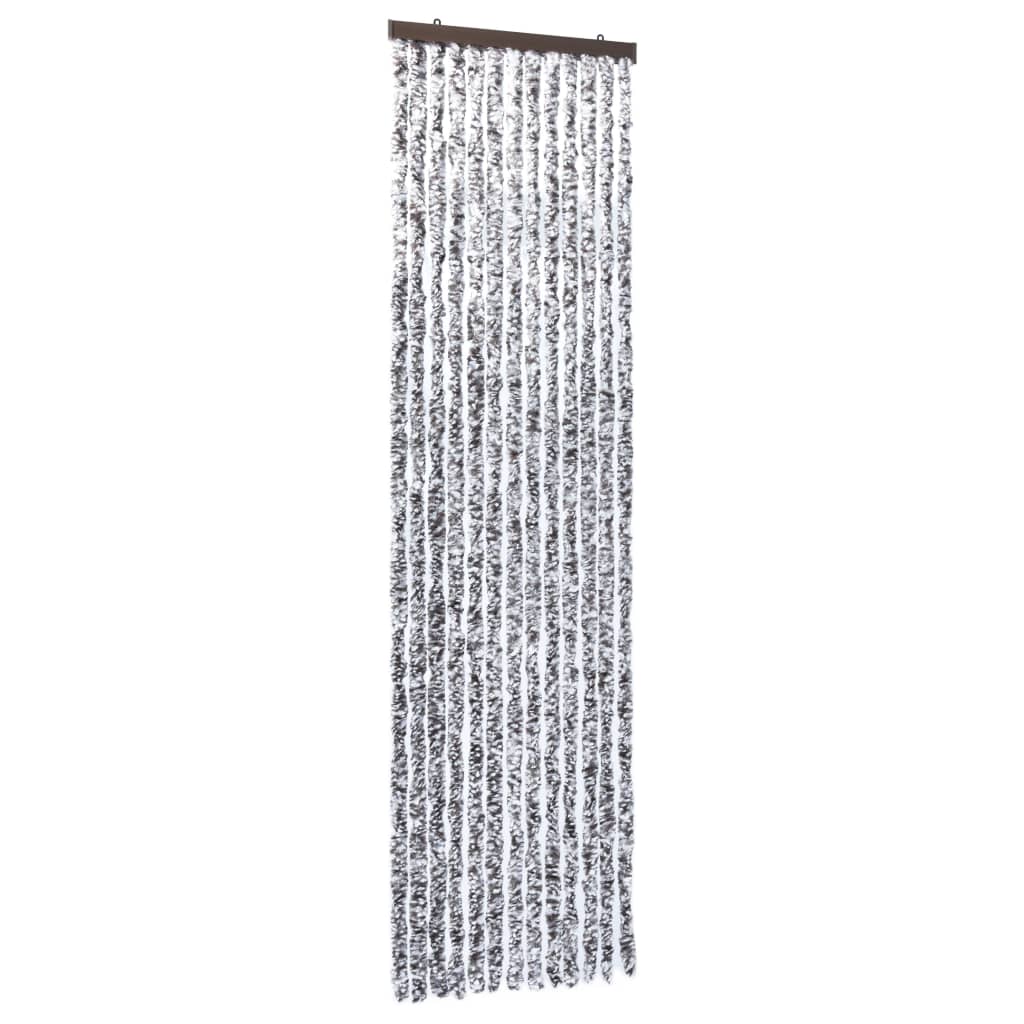 vidaXL Insect Curtain Brown and Beige 56x185 cm Chenille