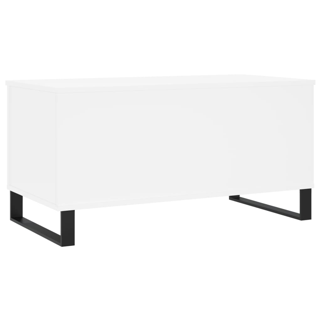 vidaXL Coffee Table White 90x44.5x45 cm Engineered Wood