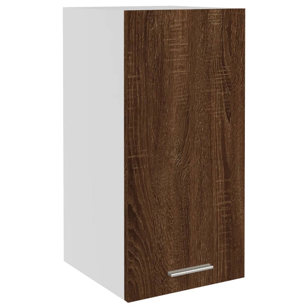 vidaXL Hanging Cabinet Brown Oak 29.5x31x60 cm Engineered Wood