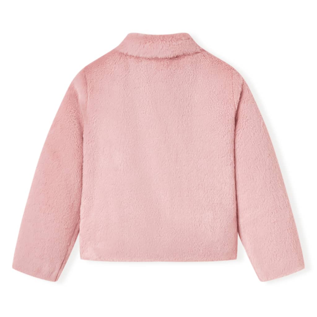 Kids' Coat Faux Fur Pink 92