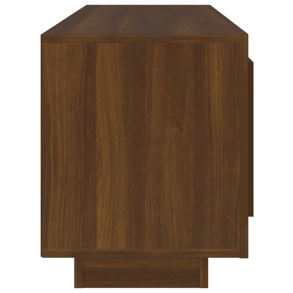vidaXL TV Cabinet Brown Oak 102x35x45 cm Engineered Wood