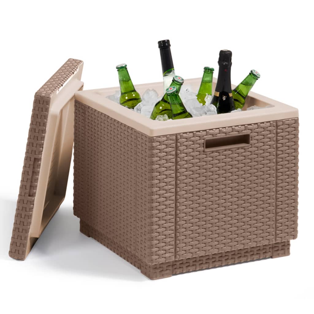 Keter Cooler Box Ice Cube Cappuccino 223761