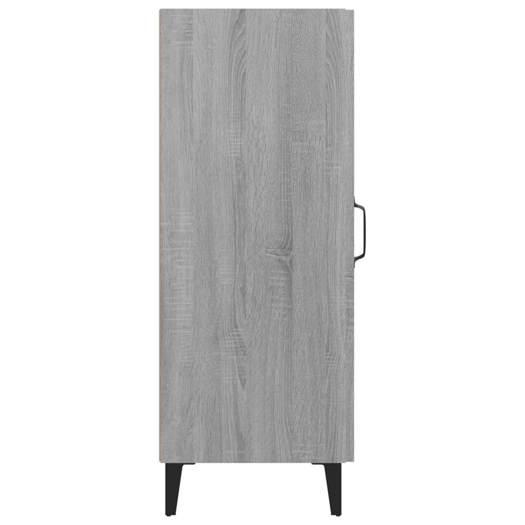 vidaXL Sideboard Grey Sonoma 34.5x34x90 cm Engineered Wood