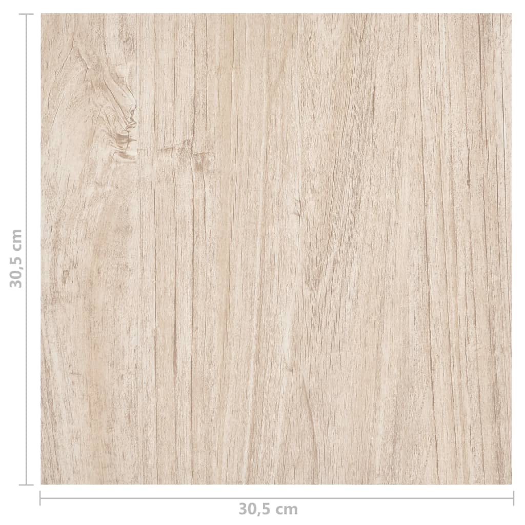 vidaXL Self-adhesive Flooring Planks 20 pcs PVC 1.86 m² Light Brown