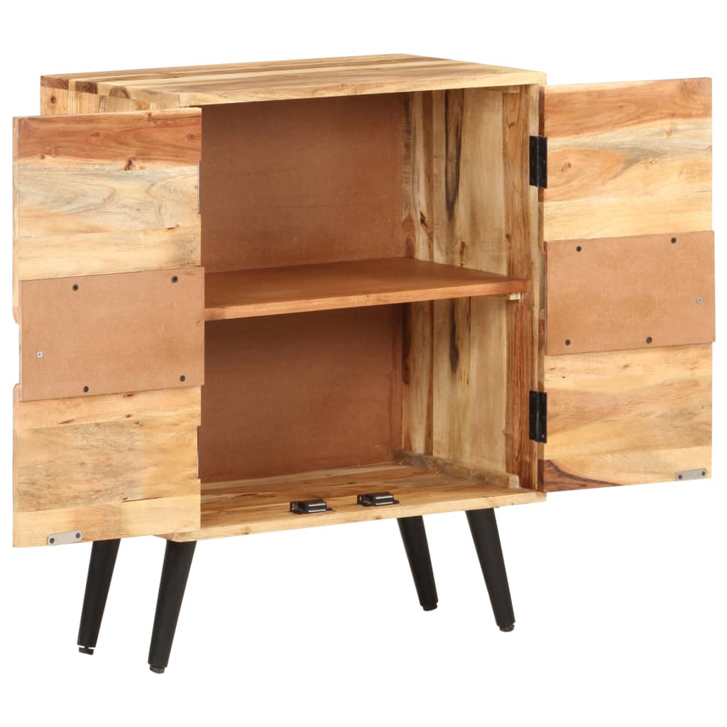 vidaXL Sideboard 57x34x75 cm Solid Acacia Wood
