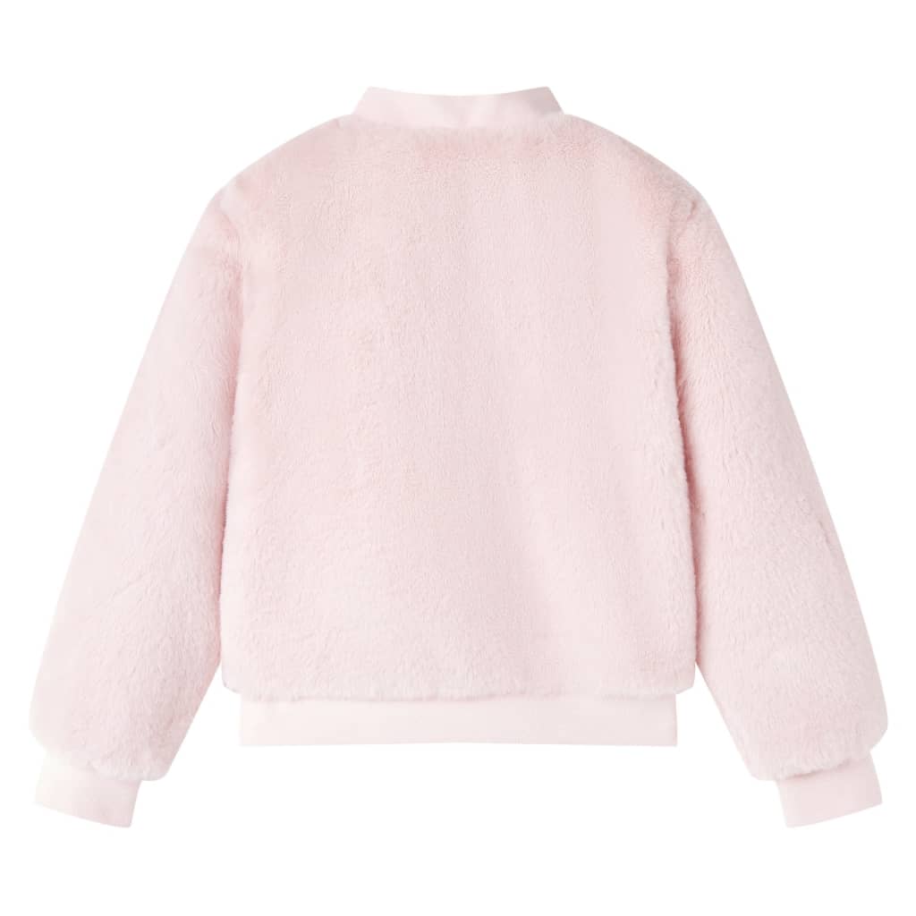 Kids' Jacket Faux Fur Soft Pink 92